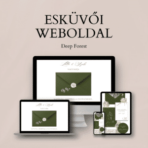 Esküvői weboldal