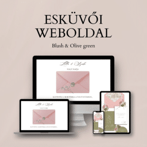 Esküvői weboldal