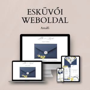 Esküvői weboldal